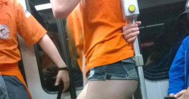 nice legs on the train